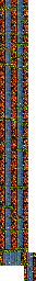 Thumbnail for a map of Cotton-Top Cove Rocket Barrel Ride for the SNES game Donkey Kong Country 3: Dixie Kong's Double Trouble.
