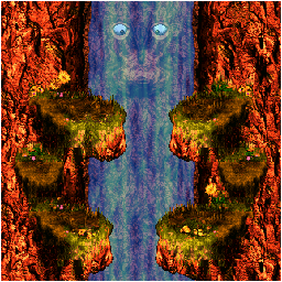 Thumbnail for a map of Cotton-Top Cove Squirt's Showdown for the SNES game Donkey Kong Country 3: Dixie Kong's Double Trouble.