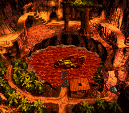 Thumbnail for a map of Krematoa (After) (Animated) for the SNES game Donkey Kong Country 3: Dixie Kong's Double Trouble.