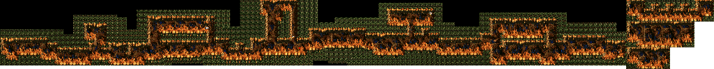 Thumbnail for a map of Krematoa Tyrant Twin Tussle (Before) for the SNES game Donkey Kong Country 3: Dixie Kong's Double Trouble.