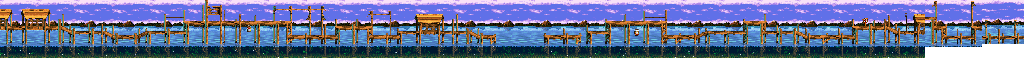 Thumbnail for a map of Lake Orangatanga Lakeside Limbo for the SNES game Donkey Kong Country 3: Dixie Kong's Double Trouble.