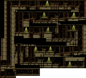 Thumbnail for a map of Lake Orangatanga Murky Mill for the SNES game Donkey Kong Country 3: Dixie Kong's Double Trouble.