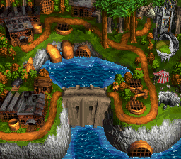Thumbnail for a map of Mekanos (Animated) for the SNES game Donkey Kong Country 3: Dixie Kong's Double Trouble.