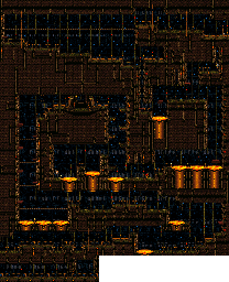 Thumbnail for a map of Mekanos Fire-Ball Frenzy for the SNES game Donkey Kong Country 3: Dixie Kong's Double Trouble.