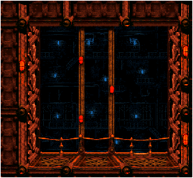 Thumbnail for a map of Mekanos Kaos Karnage for the SNES game Donkey Kong Country 3: Dixie Kong's Double Trouble.