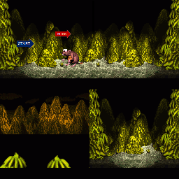 Thumbnail for a map of Gorilla Glacier Really Gnawty Rampage for the SNES game Donkey Kong Country.