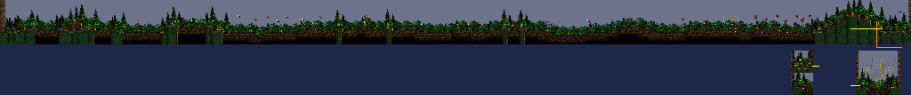 Thumbnail for a map of Vine Valley Forest Frenzy for the SNES game Donkey Kong Country.