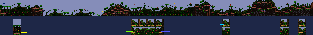 Thumbnail for a map of Vine Valley Orang-utan Gang for the SNES game Donkey Kong Country.