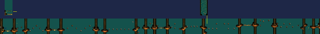 Thumbnail for a map of Vine Valley Tree Top Town for the SNES game Donkey Kong Country.