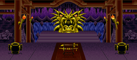 Thumbnail for a map of Dragon Dojo Interior for the SNES game Double Dragon V: The Shadow Falls.