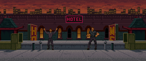 Thumbnail for a map of Metro City Hotel for the SNES game Double Dragon V: The Shadow Falls.