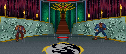 Thumbnail for a map of Shadow Dojo Interior for the SNES game Double Dragon V: The Shadow Falls.