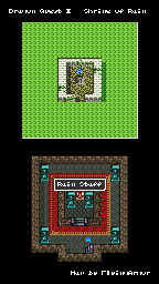 Thumbnail for a map of Dragon Quest I Shrine Of Rain for the SNES game Dragon Quest I & II.
