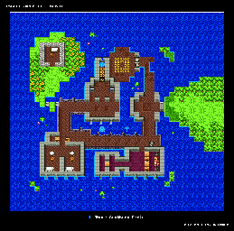 Thumbnail for a map of Dragon Quest II Beran for the SNES game Dragon Quest I & II.