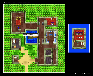 Thumbnail for a map of Dragon Quest II Cannock Castle for the SNES game Dragon Quest I & II.