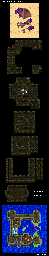 Thumbnail for a map of Dragon Quest II Charlock Castle for the SNES game Dragon Quest I & II.
