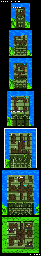 Thumbnail for a map of Dragon Quest II Full Moon Tower for the SNES game Dragon Quest I & II.