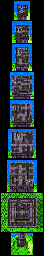 Thumbnail for a map of Dragon Quest II Great Lighthouse for the SNES game Dragon Quest I & II.