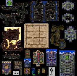 Thumbnail for a map of Bonus Dungeon for the SNES game Dragon Quest III.