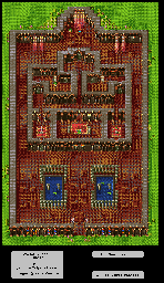 Thumbnail for a map of Dragon Queen's Castle for the SNES game Dragon Quest III.