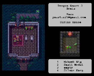 Thumbnail for a map of Garin's House for the SNES game Dragon Quest III.