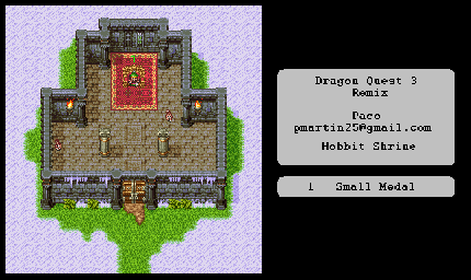 Thumbnail for a map of Hobbit Shrine for the SNES game Dragon Quest III.
