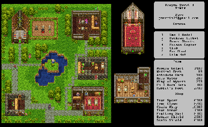 Thumbnail for a map of Kazave for the SNES game Dragon Quest III.