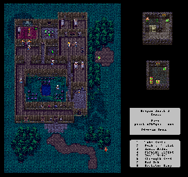 Thumbnail for a map of Pirates' Base for the SNES game Dragon Quest III.