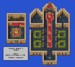 Thumbnail for a map of Scenario Castle Scenario for the SNES game Dragon Quest III.