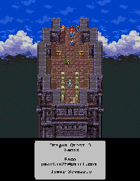 Thumbnail for a map of Scenario Tower Scenario for the SNES game Dragon Quest III.