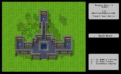 Thumbnail for a map of Travel Door Shrine for the SNES game Dragon Quest III.