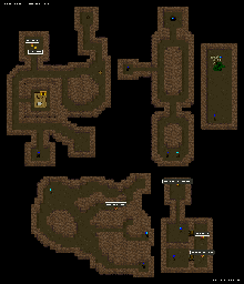 Thumbnail for a map of Land Of Faeries Dwarves' Cave for the SNES game Dragon Quest V.