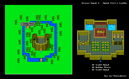Thumbnail for a map of Medal King's Castle for the SNES game Dragon Quest V.