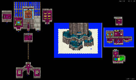 Thumbnail for a map of Zenithian Castle for the SNES game Dragon Quest V.