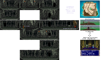 Thumbnail for a map of Badsel Fire Boots Cave for the SNES game Dragon View.