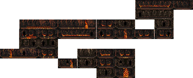 Thumbnail for a map of Casdra Fire Cave (Unmarked) for the SNES game Dragon View.