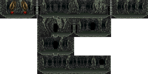 Thumbnail for a map of Casdra North Cave (Unmarked) for the SNES game Dragon View.