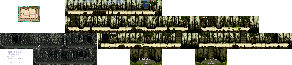 Thumbnail for a map of Hujia / Casdra Galys Pass for the SNES game Dragon View.