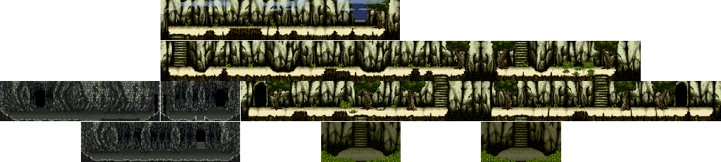 Thumbnail for a map of Hujia / Casdra Galys Pass (Unmarked) for the SNES game Dragon View.