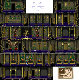 Thumbnail for a map of Keire Temple for the SNES game Dragon View.