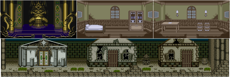 Thumbnail for a map of Neil Ruins (Unmarked) for the SNES game Dragon View.