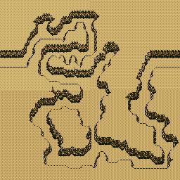 Thumbnail for a map of Darl Desert for the SNES game Dual Orb II.