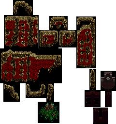 Thumbnail for a map of Flame Ruins for the SNES game Dual Orb II.