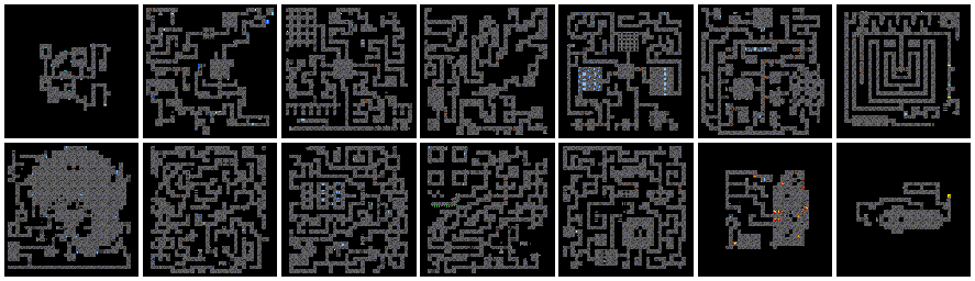 Thumbnail for a map of Floors (Mini-Maps) for the SNES game Dungeon Master.