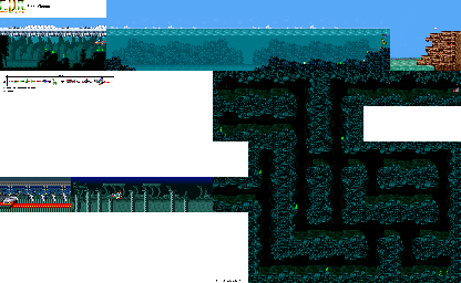 Thumbnail for a map of Early Man Final Ocean for the SNES game E.V.O.: Search For Eden.