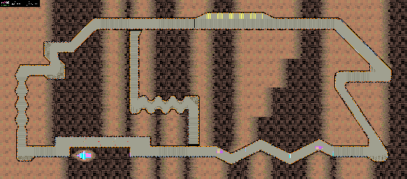 Thumbnail for a map of King League Red Canyon II for the SNES game F-Zero.