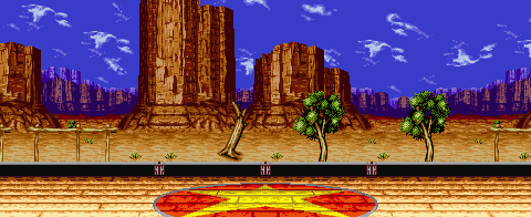 Thumbnail for a map of Keystone Railway Lines, South Dakota, USA for the SNES game Fatal Fury 2.