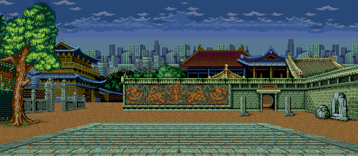 Thumbnail for a map of Howard Arena Round 1 for the SNES game Fatal Fury.