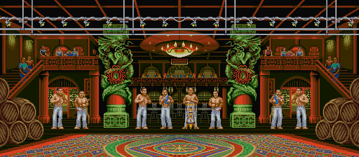 Thumbnail for a map of Pao Pao Cafe (Animated) for the SNES game Fatal Fury.