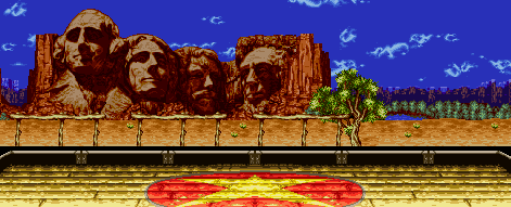 Thumbnail for a map of Keystone Railway Lines, South Dakota, USA for the SNES game Fatal Fury Special.